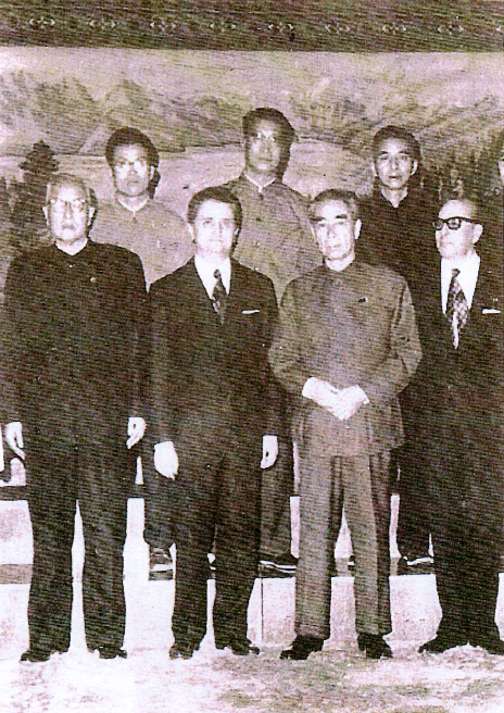 1970, Pechino. Il Primo Ministro Zhou Enlai incontra Vittorino Colombo.